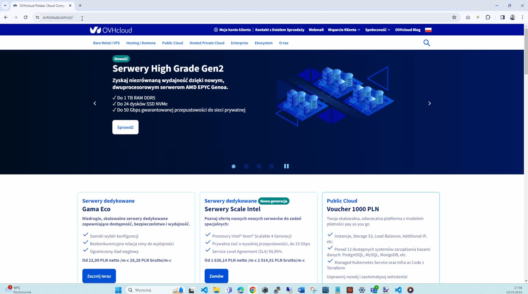 Poradnik krok po kroku, jak założyć blog oparty na Hostingu WordPress – na przykładzie OVH.