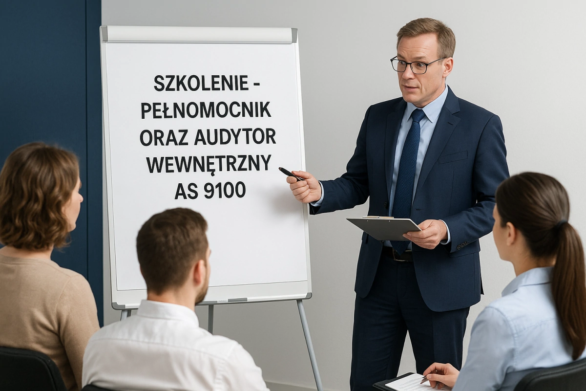 Szkolenie – pełnomocnik oraz audytor wewnętrzny AS 9100 – kompetencje jakości w branży lotniczej